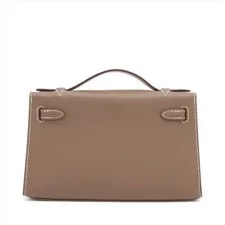 Hermès Pochette Kelly Etoupe Metal Fittings K: 2025 2