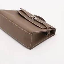 Hermès Pochette Kelly Etoupe Metal Fittings K: 2025 3