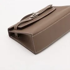 Hermès Pochette Kelly Etoupe Metal Fittings K: 2025 4