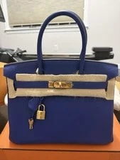 Hermès Birkin Top Handle W/ Lock, Keys 4