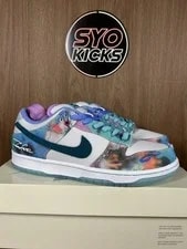 Nike — Size 9 - Futura Laboratories X Nike Dunk SB Low Bleached — Sneaker — resale