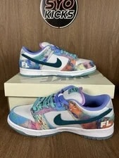 Size 9 - Futura Laboratories X Nike Dunk SB Low Bleached 3