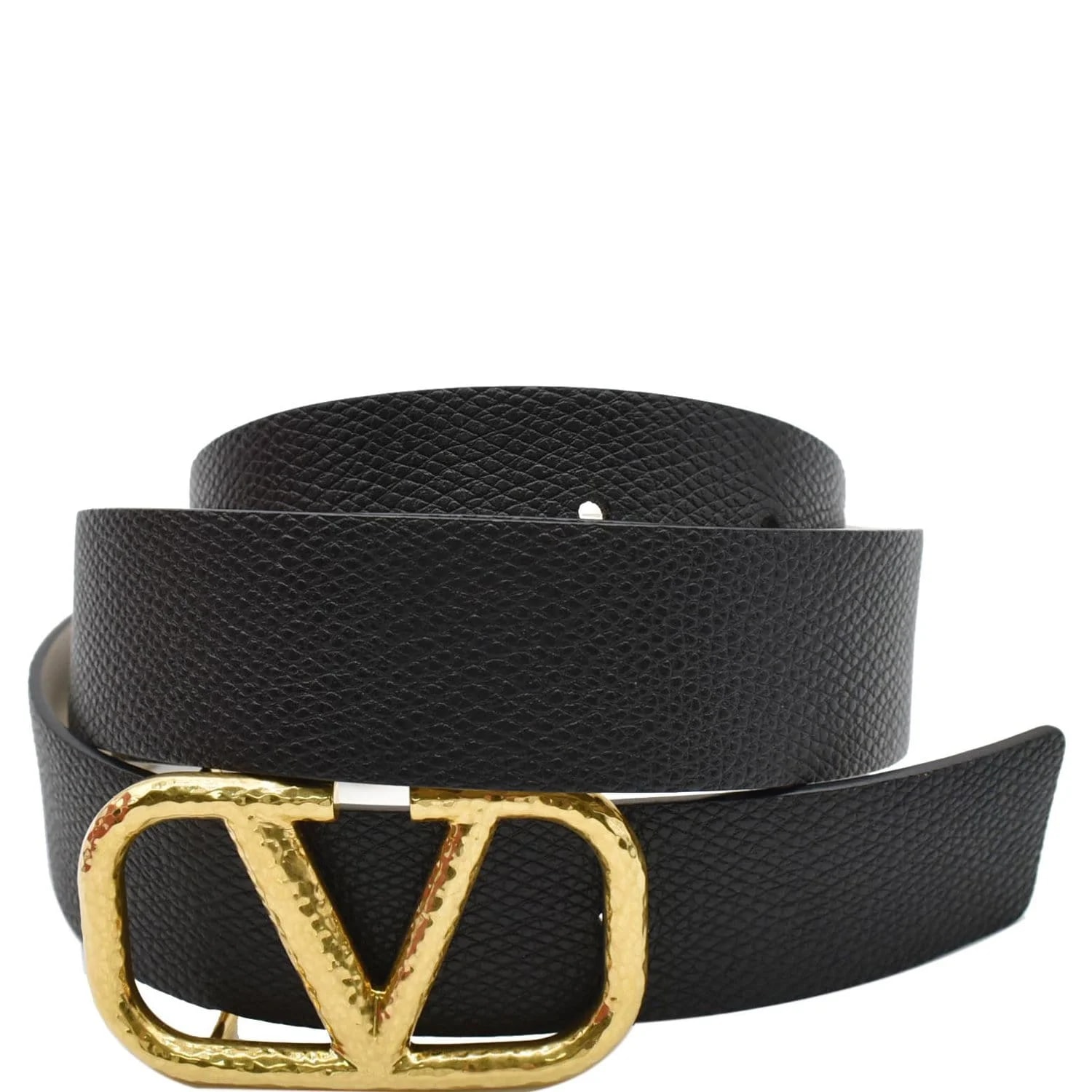 Valentino — Valentino Garavani VLogo Reversible Belt — Accessory — resale