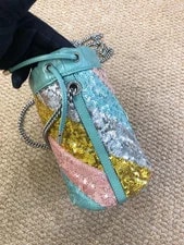 Gucci GG Marmont Mini Bucket Sequin HW 2