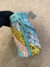 Gucci GG Marmont Mini Bucket Sequin HW 4