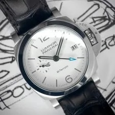 Panerai — 2024 Panerai Luminor Quaranta Bi-Tempo GMT PAM01367 40mm Full Set 2 Straps — Watch — resale