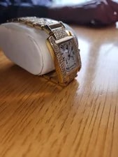 Cartier Tank Francaise Chronograph - W5000556 - 18K Gold W/ Diamonds 4