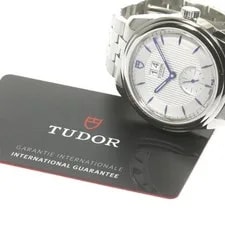 Tudor — Tudor Glamour 57100 42mm SS Automatic Silver Dial Date Small Seconds #C212 — Watch — resale