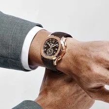 Patek Philippe Aquanaut 5968R-001 Chronograph Rose Gold Brown Dial 2