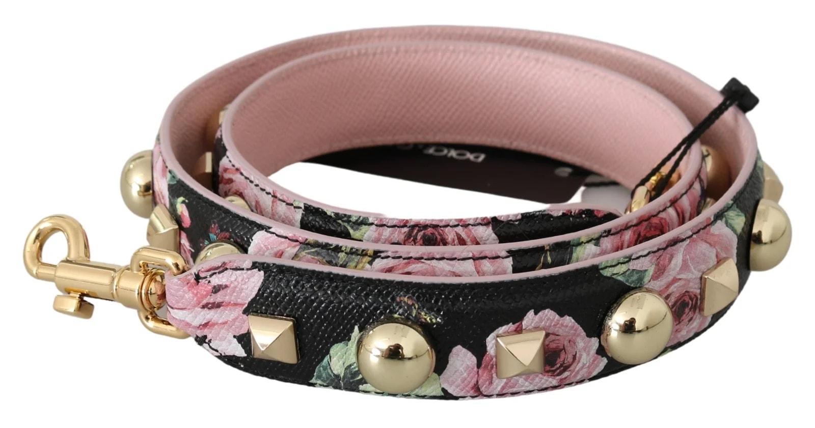 Dolce & Gabbana — Dolce & Gabbana Floral Stud Accessory Shoulder Strap — Accessory — resale