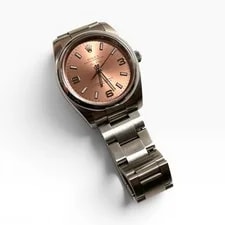 Rolex Air King 34 Mm Pink Salmon Steel Automatic 114200 Z Series 2007 3