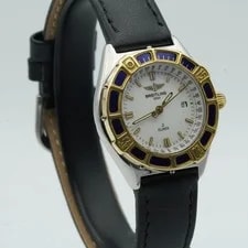 Breitling Lady J Steel/Gold D52065 Quartz Gold Bezel BR512 2