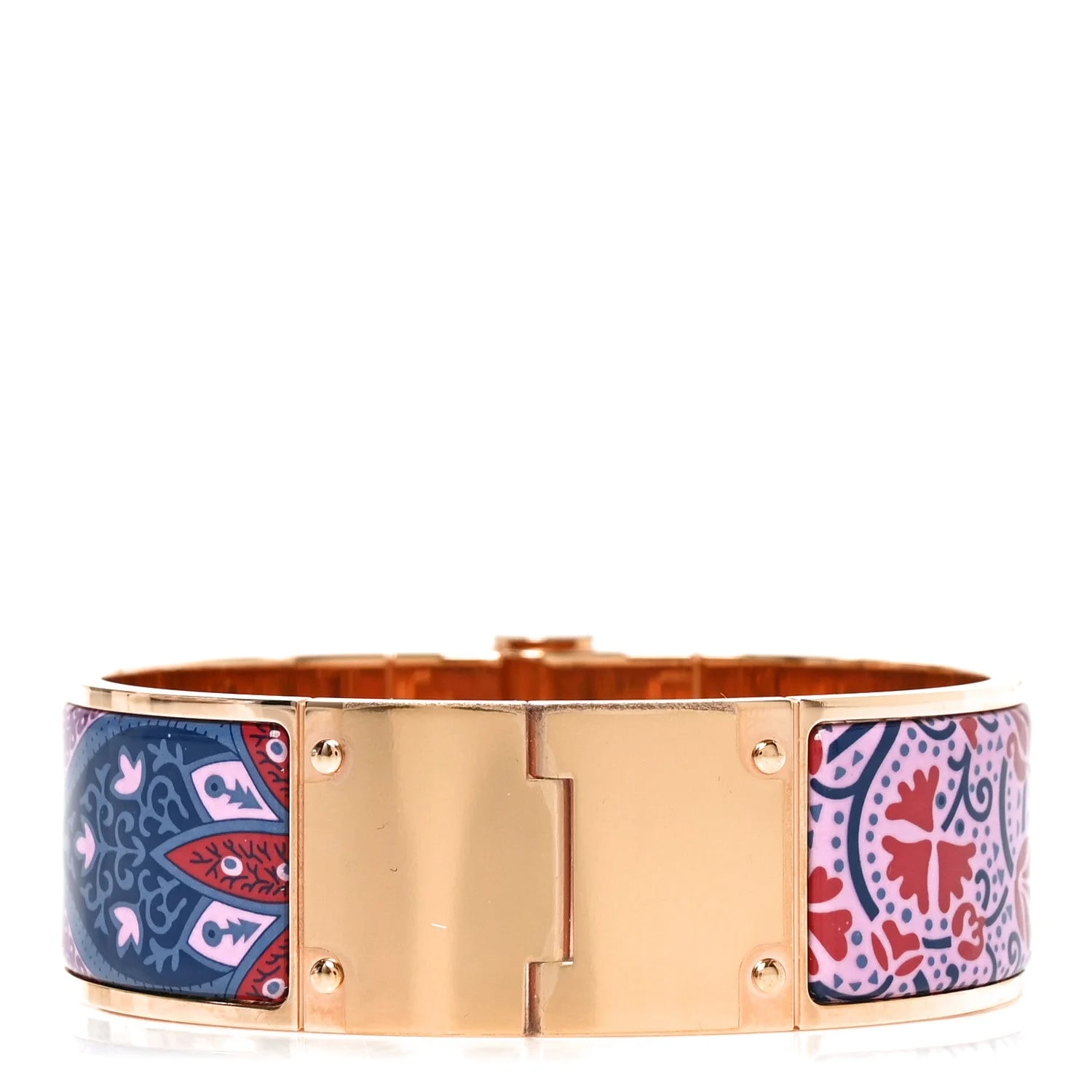 Enamel Printed Wide Cachemire Fleuri Hinged L Surnaturel 3