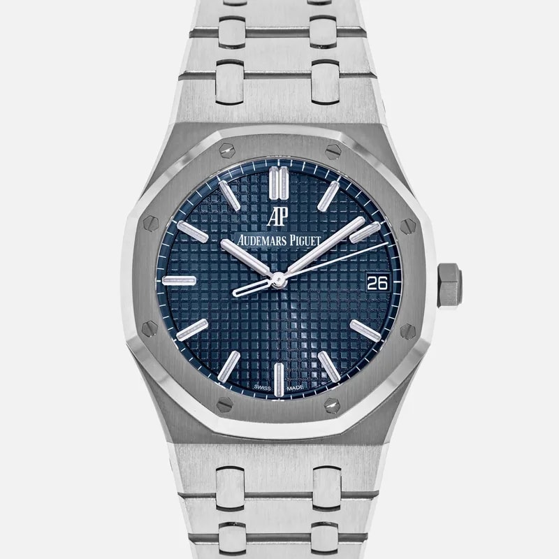 Audemars Piguet — Royal Oak Selfwinding Ref. 15500ST Blue Dial in Stainless Steel — Watch — resale