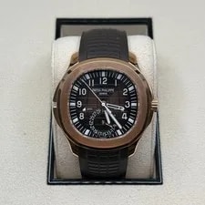 Patek Philippe — Patek Philippe Aquanaut Travel Time Rose Gold Brown Dial Rubber Bracelet — Watch — resale