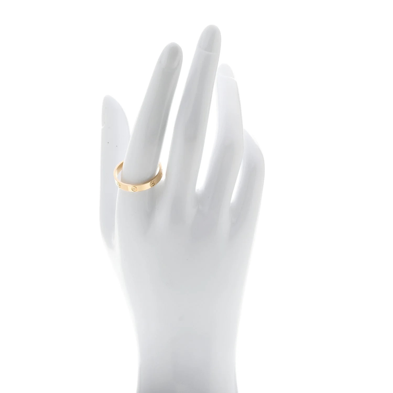 18K Yellow Gold 3.5mm Love Wedding Band 64 10.75 2