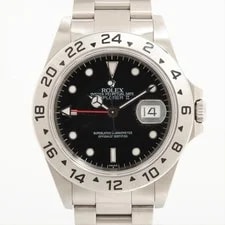 Rolex — Rolex Explorer II 16570 SS AT Black Dial 1 Extra Link — Watch — resale