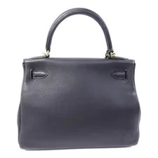 Hermes GHW Kelly 28 2 Way Togo Noir 2