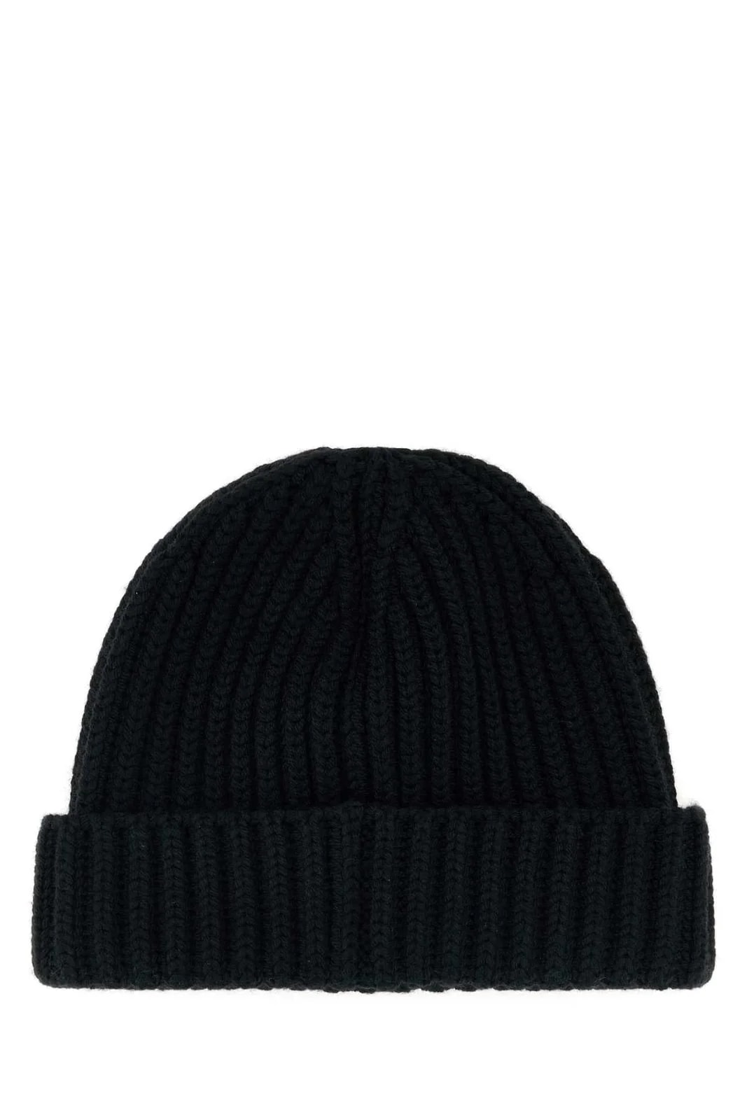 Prada Hat Ribbed Virgin Beanie — Exterior: Beanies 2