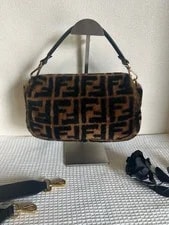 Authentic Fendi Baguette Fur Crossbody 2