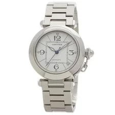Cartier Pasha C W31074M7 Stainless Steel Automatic White Dial A0701 2