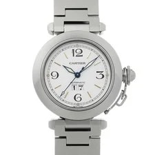 Cartier — Cartier Pasha C Big Date W31044M7 White 739953 — Watch — resale