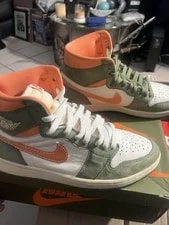 Air Jordan — Size 11 - Air Jordan 1 Retro OG Craft High Celadon — Sneaker — resale
