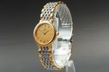 1993 [N ] Omega de Ville 795.0897.2 Cal.1459 Gold Quartz Japan 2