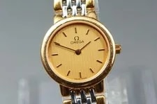 1993 [N ] Omega de Ville 795.0897.2 Cal.1459 Gold Quartz Japan 3