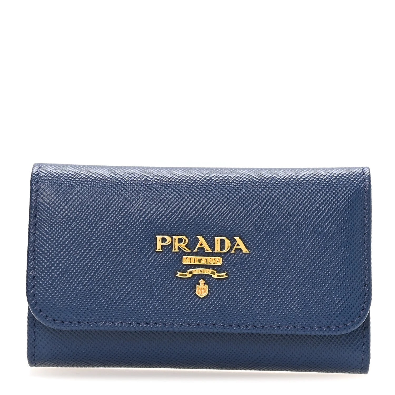 Prada — Fiocco Key Holder Bluette — Accessory — resale