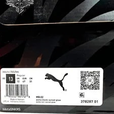 Puma MB.02 US 13 Sunset Glow Basketball LaMelo Ball 2 New 3