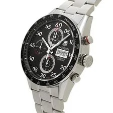 TAG Heuer Carrera Caliber 16 Chronograph Day-Date CV2A10.BA0796 Black ... 2