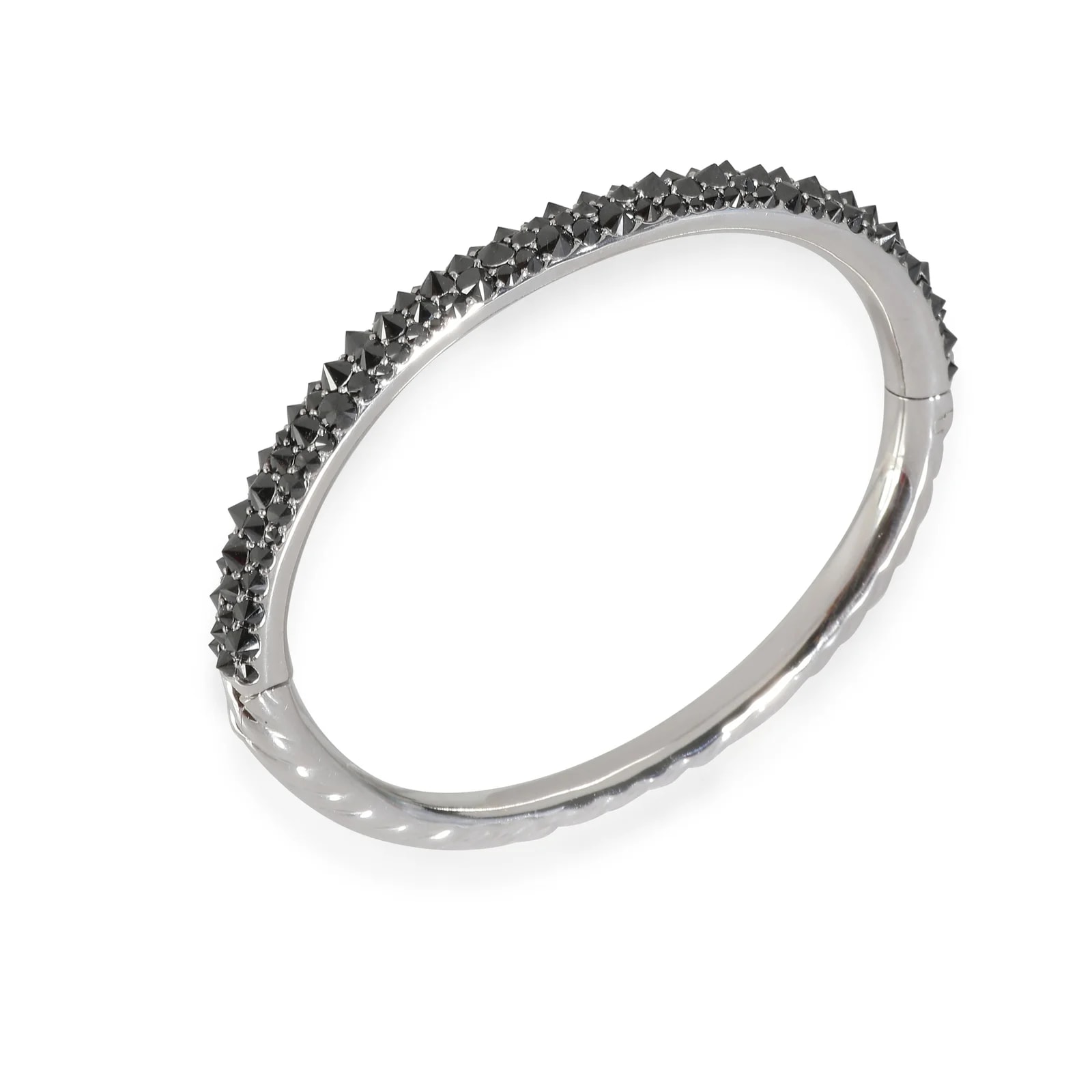 David Yurman White Gold Reverse Set 18k 3