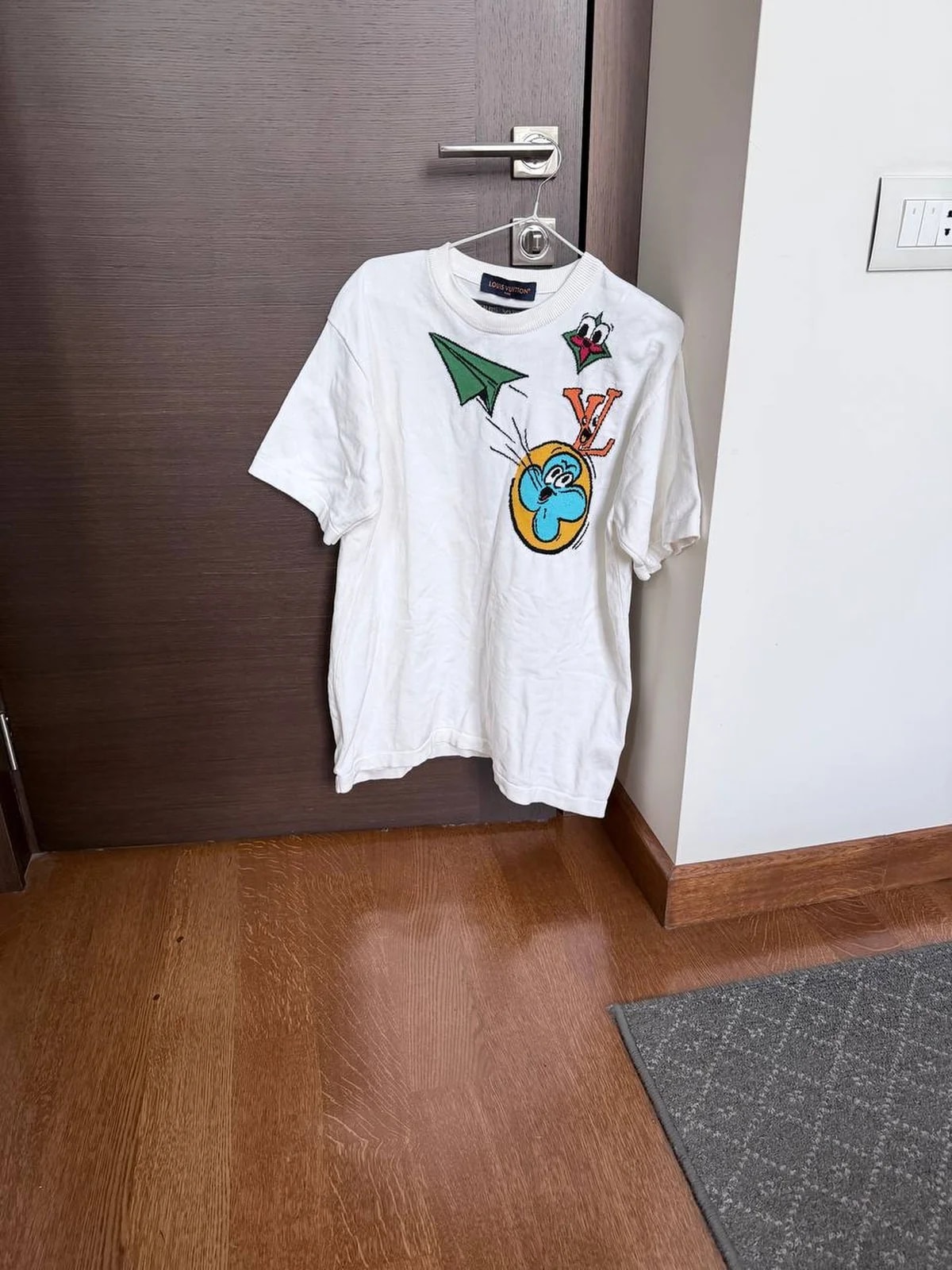 Louis Vuitton — Louis Vuitton Comics Intarsia T Shirt — streetwear — resale