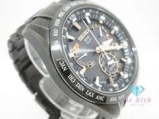 Seiko Astron GPS Solar 8X53-0AB0-2 Black SS Analog 3