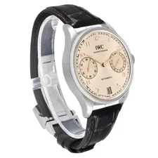 IWC Portugieser Automatic 42 Steel Dune Brown Dial IW501705 Box Card 3