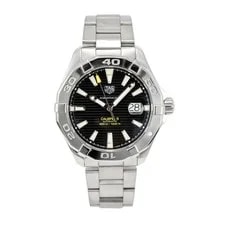 Tag Heuer — Tag Heuer Aquaracer 300M 43MM WAY2010 Stainless Steel Black Dial Automatic — Watch — resale