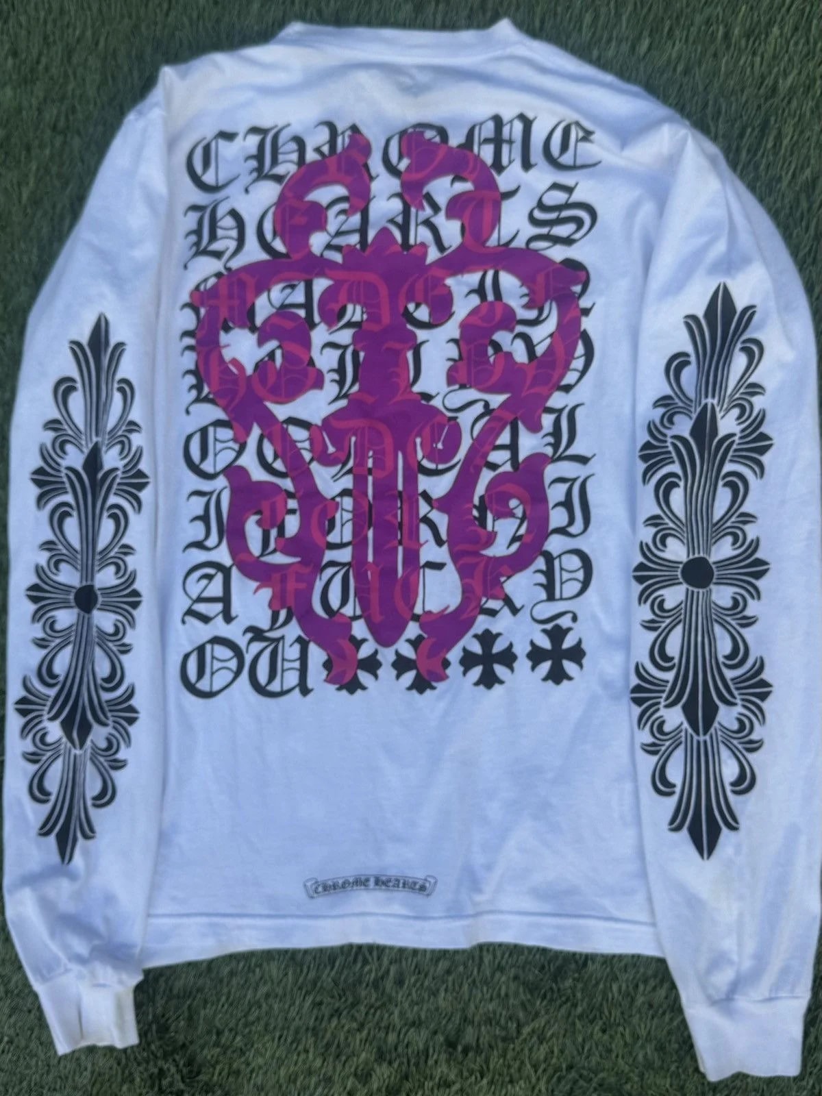Chrome Hearts — Hearts Long Sleeve Eye Chart — streetwear — resale