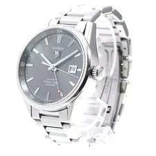 TAG Heuer — TAG Heuer Carrera WAR2012-0 41mm SS Grey Dial Automatic GMT Date #C454 — Watch — resale