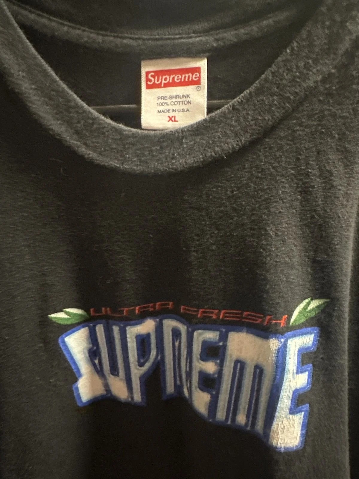 Supremexl — Supreme Ultra Fresh Graphic T Shirt — streetwear — resale