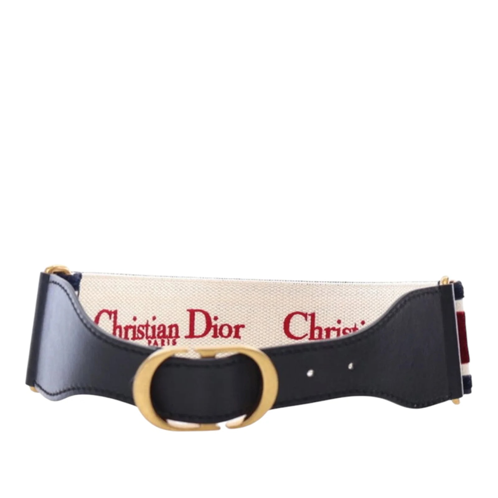 Dior — and Embroidered Wide Belt — Accessory — resale
