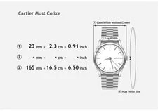 [Exc.] Cartier Must Colize 590002155959 Quartz 23mm From JP Z401 2