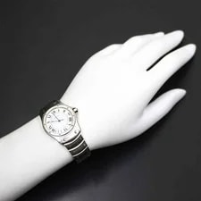 Cartier Santos Rond MM W20027K1 White Dial Quartz 90317539 3