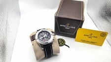 Breitling — Breitling Avenger Black Dial Chronograph GMT - Calf Skin Band- Box Papers 2026 — Watch — resale