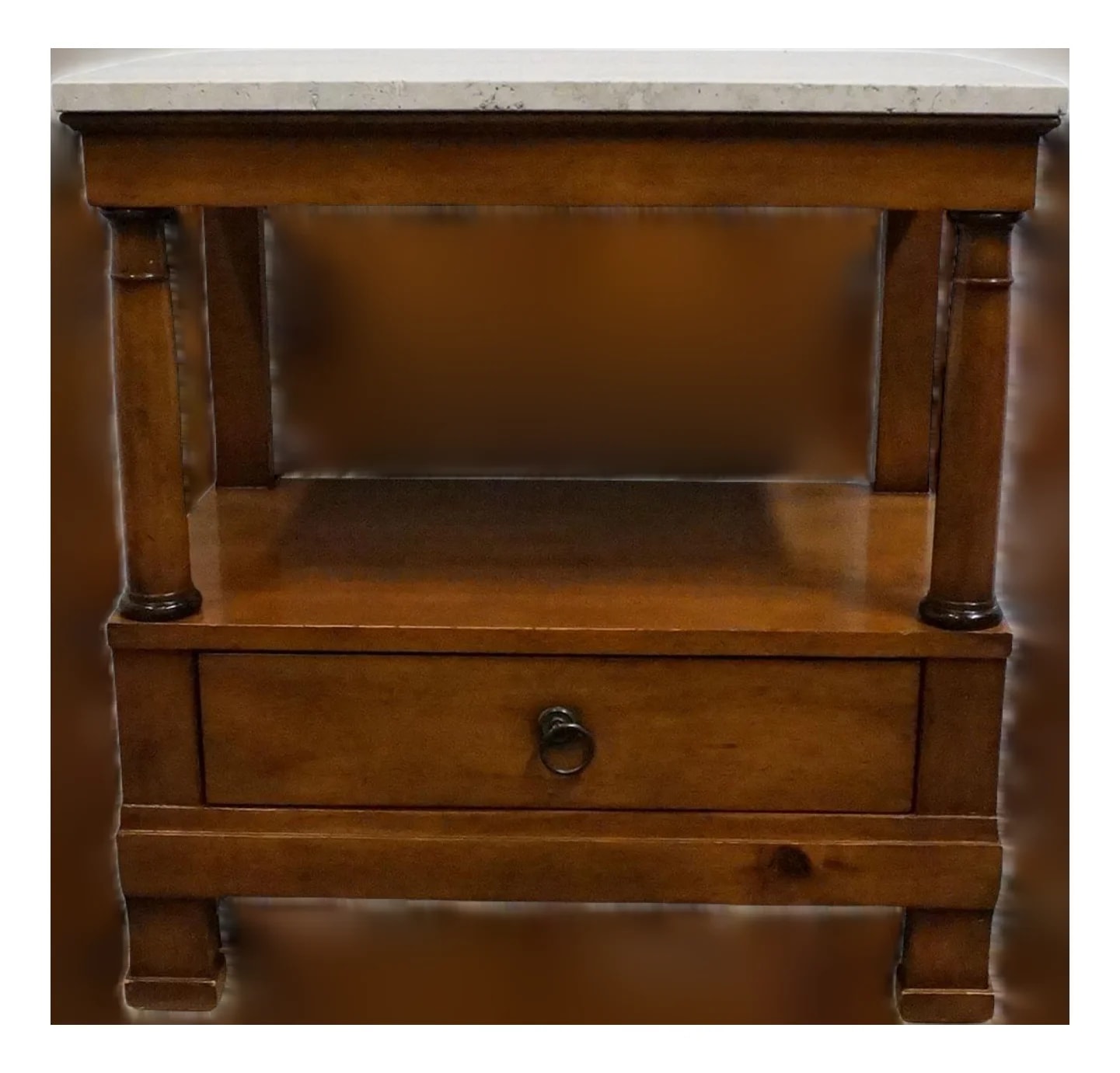 Baker Furniture Company — Baker / Milling Road Solid Early American Contemporary 27" Accent End W. Top 13-676-8 — Furniture — resale