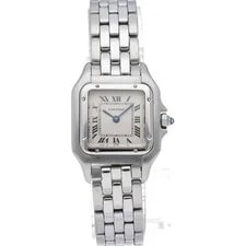 Cartier Panthere SM W25033P5 Stainless Steel 21mm White Dial Quartz #LPW642 2