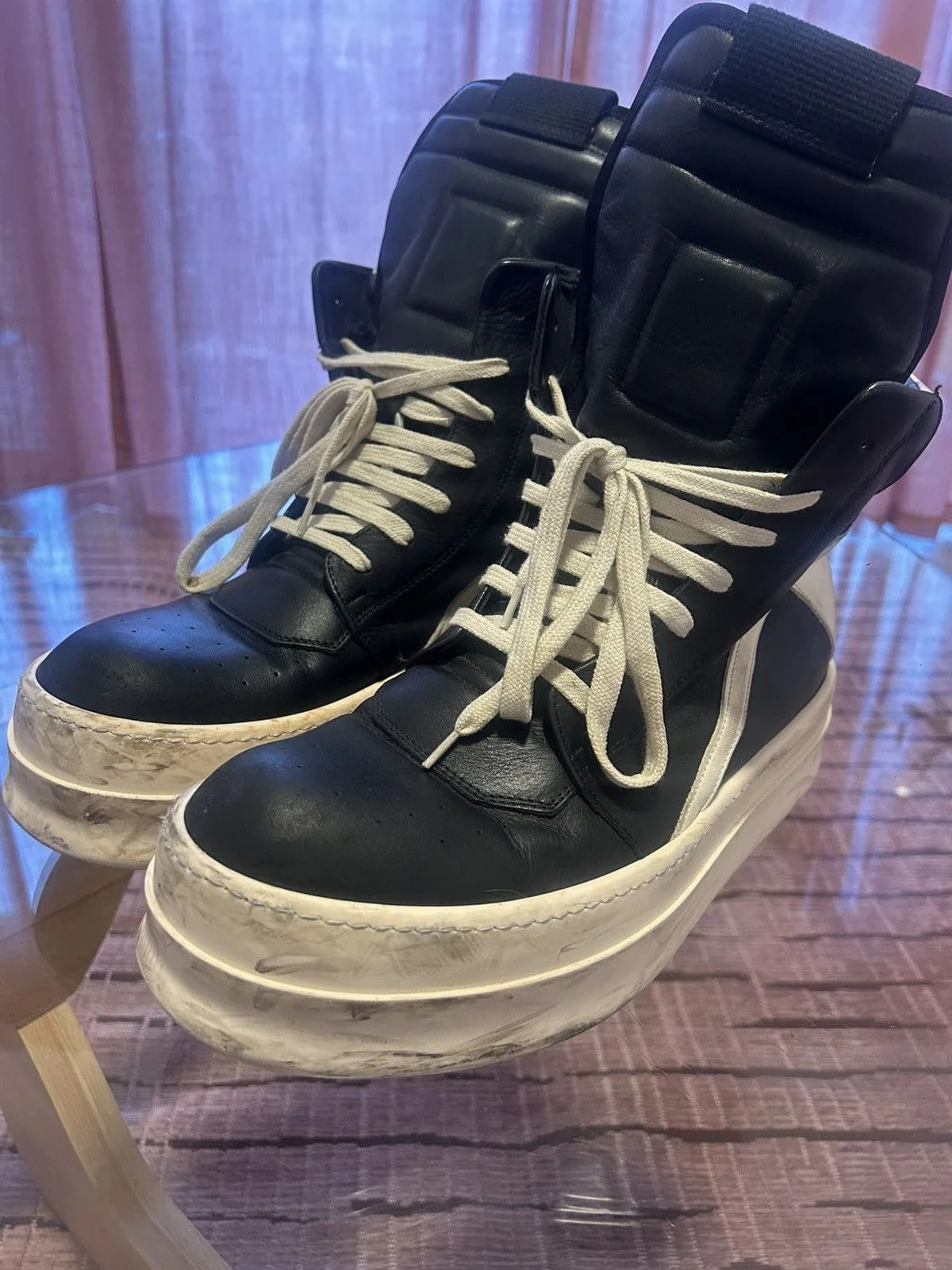 Rick Owens — Rick Owens Mega Bumper Geobaskets 44 — Sneaker — resale