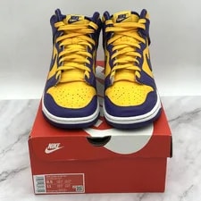 Nike Dunk High Retro Court Court Shoes 9.5 Lakers 4