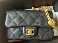 Chanel — NEW Chanel Sweetheart Adjustable Flap Brushed — Handbag — resale