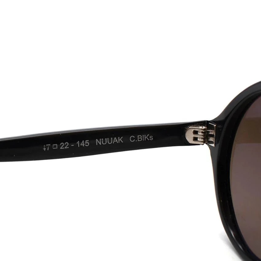 Nuiit Textured Round Nuuak Sunglasses 2